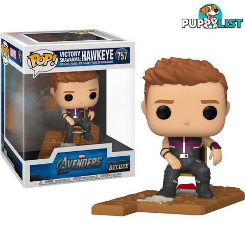 The Avengers Hawkeye Victory Shawarma Diorama Deluxe POP! Vinyl - Funko - Merch Pop Vinyls GTIN/EAN/UPC: 889698549004