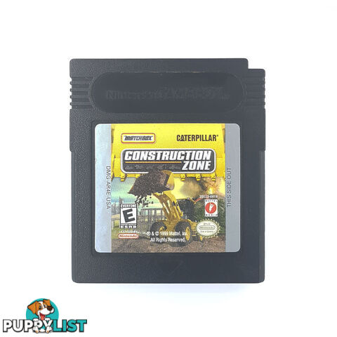 Matchbox Caterpillar Construction Zone [Pre-Owned] (Game Boy (Original)) - MPN POGBO017 - Retro Game Boy/GBA