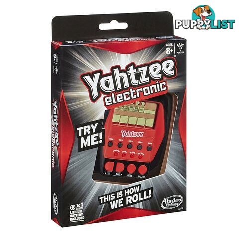 Yahtzee Electronic Handheld Board Game - Hasbro Gaming - Tabletop Board Game GTIN/EAN/UPC: 653569813309