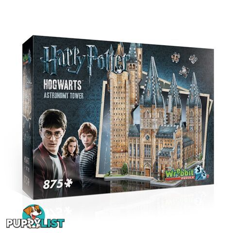 Wrebbit Harry Potter Astronomy Tower 875 Piece 3D Puzzle - Wrebbit Puzzles WRE020155 - Tabletop Jigsaw Puzzle GTIN/EAN/UPC: 665541020155