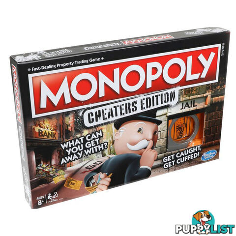 Monopoly: Cheaters Edition Board Game - Hasbro Gaming - Tabletop Board Game GTIN/EAN/UPC: 630509703074