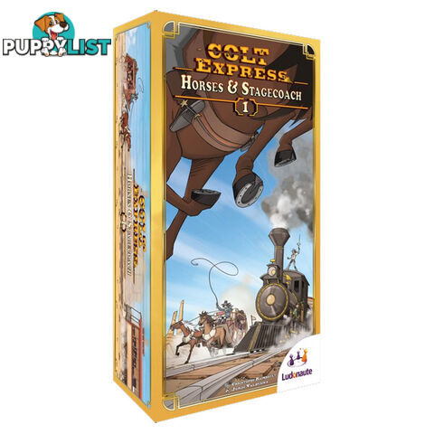 Colt Express Horses & Stagecoach Expansion Board Game - Ludonaute - Tabletop Board Game GTIN/EAN/UPC: 3770002176702