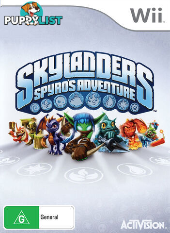 Skylanders: Spyros Adventure [Pre-Owned] (Wii) - Activision - P/O Wii Software GTIN/EAN/UPC: 5030917096549