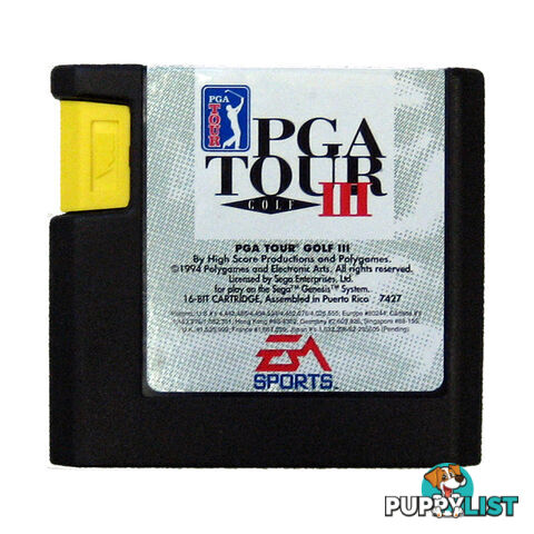 PGA Tour Golf III [Pre-Owned] (Mega Drive) - EA Sports - Retro Mega Drive Software GTIN/EAN/UPC: 014633074277