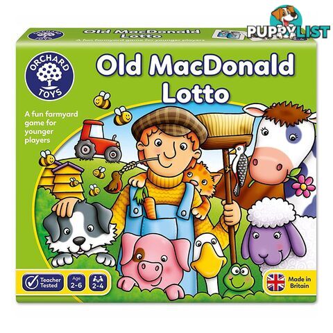 Orchard Toys Old MacDonald Lotto Board Game - Orchard Toys - Tabletop Board Game GTIN/EAN/UPC: 5011863101372