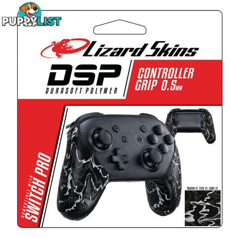 Lizard Skins DSP Skin for Switch Pro Controller (Black Camo) - Lizard Skins - Switch Accessory GTIN/EAN/UPC: 696260005871