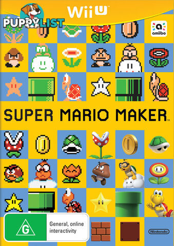 Super Mario Maker [Pre-Owned] (Wii U WiiU) - Nintendo POWIIUSUPERMARIOMKR - P/O Wii U Software