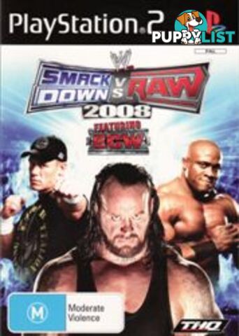 WWE Smackdown vs Raw 2008 [Pre-Owned] (PS2) - THQ - Retro PS2 Software GTIN/EAN/UPC: 4005209101028