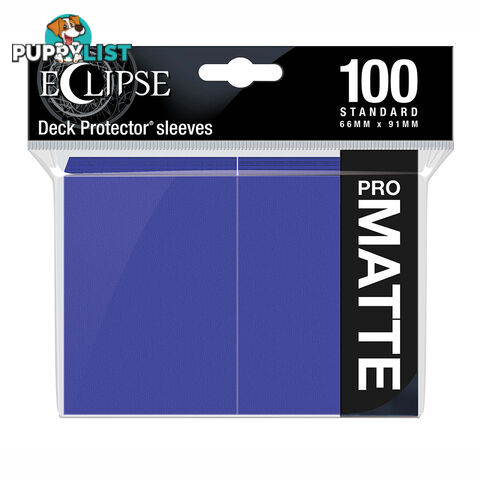 Ultra Pro Eclipse Matte Deck Protectors 100 Pack (Royal Purple) - Ultra Pro - Tabletop Trading Cards Accessory GTIN/EAN/UPC: 074427156220