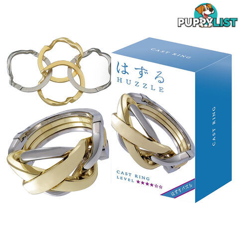 Hanayama Level 4 Cast Ring Puzzle - Hanayama Co.,LTD. - Tabletop Puzzle Game GTIN/EAN/UPC: 779090900117