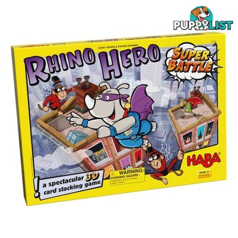 Rhino Hero: Super Battle Card Game - HABA LP303383 - Tabletop Board Game GTIN/EAN/UPC: 4010168231617