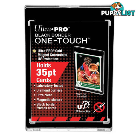 Ultra Pro One-Touch 35PT Black Border Magnetic Closure 5 Pack - Ultra Pro - Tabletop Trading Cards Accessory GTIN/EAN/UPC: 074427836566