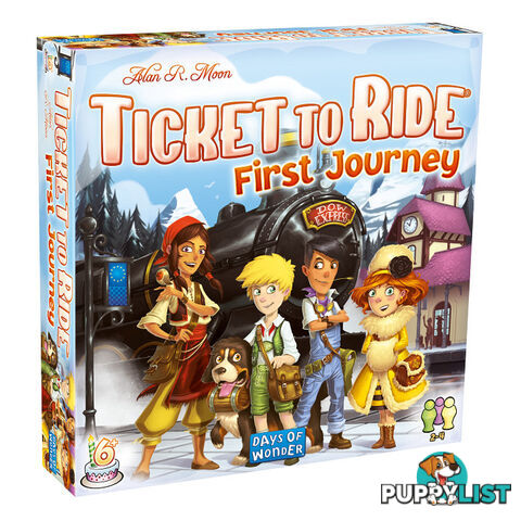 Ticket To Ride: First Journey Europe Board Game - Days of Wonder - Tabletop Board Game GTIN/EAN/UPC: 824968200278