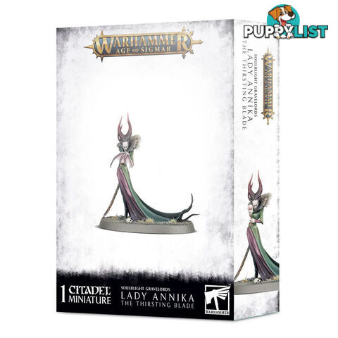 Warhammer Age of Sigmar Soulblight Gravelords Lady Annika the Thirsting Blade - Games Workshop - Tabletop Miniatures GTIN/EAN/UPC: 5011921138975