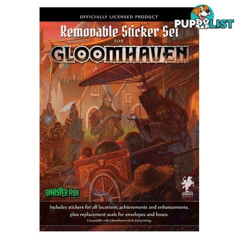 Gloomhaven Removable Sticker Set - Cephalofair Games - Tabletop Board Game GTIN/EAN/UPC: 700461868330