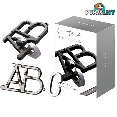 Hanayama Level 1 Cast ABC Puzzle - Hanayama Co.,LTD. - Tabletop Puzzle Game GTIN/EAN/UPC: 779090900315