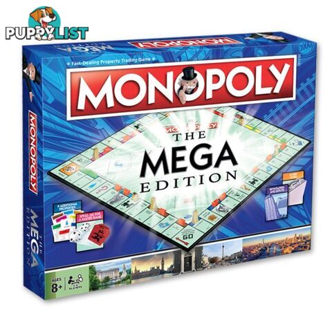 Monopoly: Mega Edition Board Game - Hasbro Gaming - Tabletop Board Game GTIN/EAN/UPC: 5053410002459