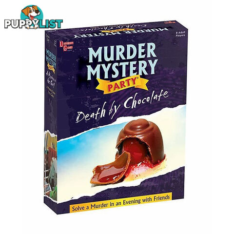 Murder Mystery Party: Death By Chocolate Board Game - University Games - Tabletop Board Game GTIN/EAN/UPC: 023332332182