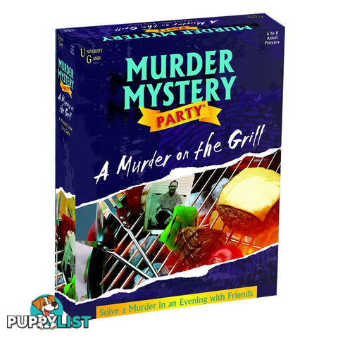 Murder Mystery Party - A Murder on the Grill Party Game - University Games - Tabletop Board Game GTIN/EAN/UPC: 023332332045