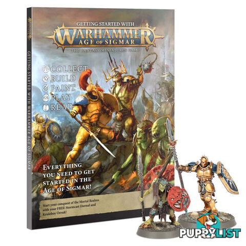 Warhammer: Age of Sigmar Getting Started with Warhammer Age of Sigmar - Games Workshop - Tabletop Miniatures GTIN/EAN/UPC: 9781839064142