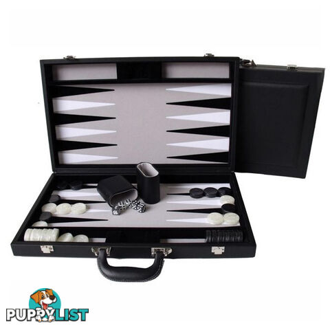 Dal Rossi Leather 18" Backgammon Set - Dal Rossi Italy - Tabletop Board Game GTIN/EAN/UPC: 5060058530053