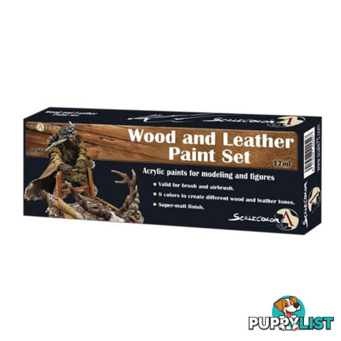 Scale 75 Scalecolor Wood and Leather Paint Set - Scale75 - Tabletop Miniatures GTIN/EAN/UPC: 8412548222547