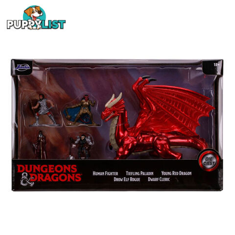 Dungeons & Dragons: Metal Die Cast Figure Deluxe Pack - Jada Toys - Merch Collectible Figures GTIN/EAN/UPC: 801310316948