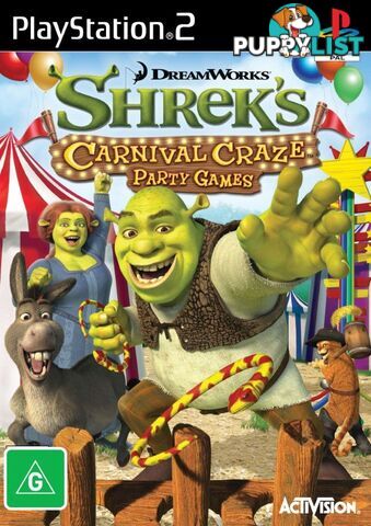 Shrek Carnival Craze [Pre-Owned] (PS2) - Activision - Retro PS2 Software GTIN/EAN/UPC: 5030917056604