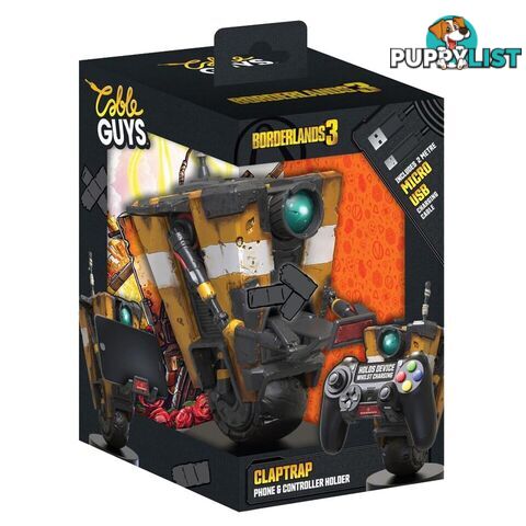 Cable Guy Borderlands Claptrap Phone & Controller Holder - Exquisite Gaming - Merch Collectible Figures GTIN/EAN/UPC: 5060525893551