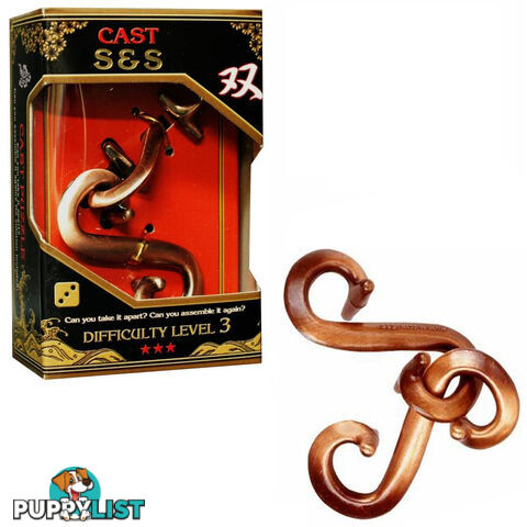 Hanayama Level 3 S & S Cast Puzzle - Hanayama Co.,LTD. - Tabletop Puzzle Game GTIN/EAN/UPC: 779090900285