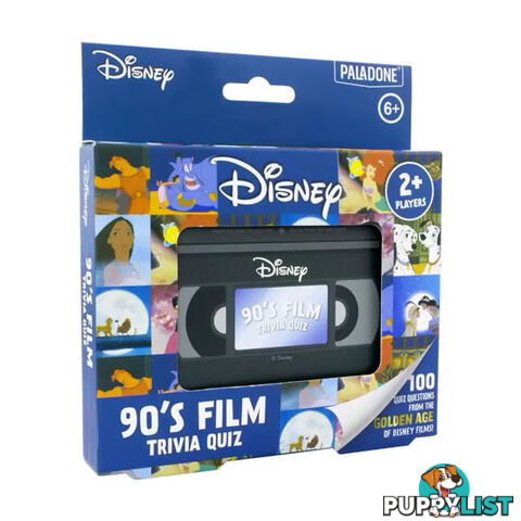 Disney 90's Film Trivia Quiz Card Game - Paladone - Tabletop Card Game GTIN/EAN/UPC: 5055964743581