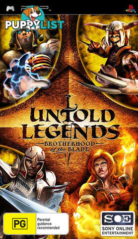 Untold Legends: Brotherhood of the Blade [Pre-Owned] (PSP) - Sony Interactive Entertainment - P/O PSP Software GTIN/EAN/UPC: 5030917028755