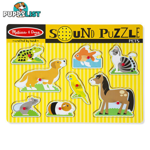 Melissa & Doug Pets 8 Piece Sound Jigsaw Puzzle - Melissa & Doug - Toys Games & Puzzles GTIN/EAN/UPC: 000772007306