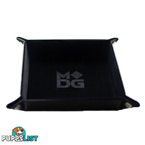 MDG Velvet Folding Dice Tray 10" x 10" (Black) - Metallic Dice Games LLC - Tabletop Accessory GTIN/EAN/UPC: 852678889193