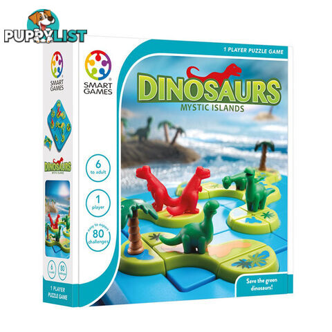 Smart Games Dinosaurs Mystic Islands Puzzle Game - Smart Games - Tabletop Board Game GTIN/EAN/UPC: 5414301518426