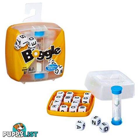 Boggle Plastic Case Edition Board Game - Hasbro Gaming HASC2187 - Tabletop Board Game GTIN/EAN/UPC: 630509544486