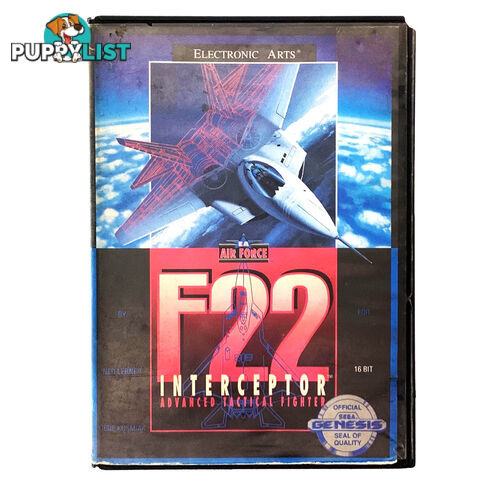 F-22 Interceptor (Boxed) [Pre-Owned]  (Mega Drive) - SEGA - Retro Mega Drive Software