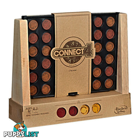 Connect 4 Rustic Board Game - Hasbro Gaming - Tabletop Board Game GTIN/EAN/UPC: 5010993428045