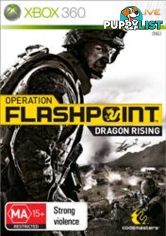 Operation Flashpoint: Dragon Rising [Pre-Owned] (Xbox 360) - Codemasters - P/O Xbox 360 Software GTIN/EAN/UPC: 5024866341263