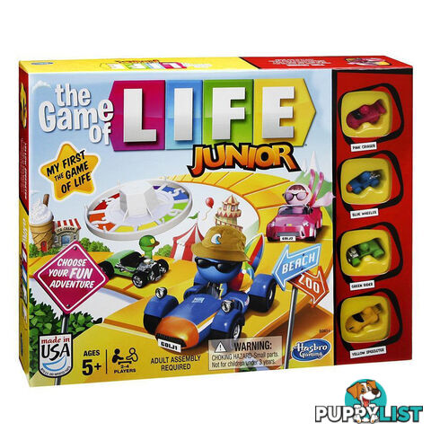 The Game of Life Junior Board Game - Hasbro Gaming HASB0654 - Tabletop Board Game GTIN/EAN/UPC: 630509590230