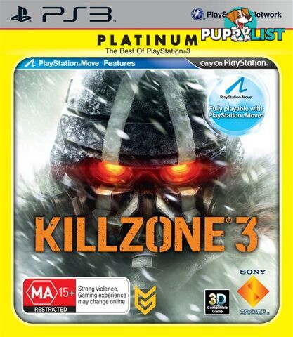 Killzone 3 [Pre-Owned] (PS3) - Sony Interactive Entertainment - Retro P/O PS3 Software GTIN/EAN/UPC: 711719147381