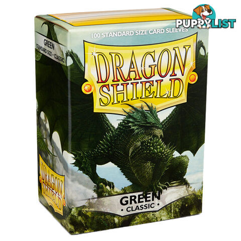 Dragon Shield Verdante Classic Green Sleeves 100 Pack - Arcane Tinmen Aps - Tabletop Trading Cards Accessory GTIN/EAN/UPC: 5706569100049