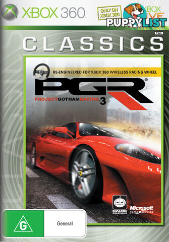 Project Gotham Racing 3 [Pre-Owned] (Xbox 360) - Microsoft Studios - P/O Xbox 360 Software GTIN/EAN/UPC: 882224053402