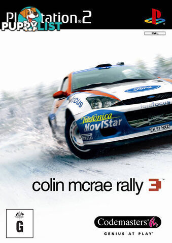 Colin Mcrae Rally 3 [Pre-Owned] (PS2) - Retro PS2 Software GTIN/EAN/UPC: 5024866320961