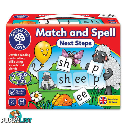 Match and Spell Next Steps Card Game - Orchard Toys - Tabletop Board Game GTIN/EAN/UPC: 5011863102294