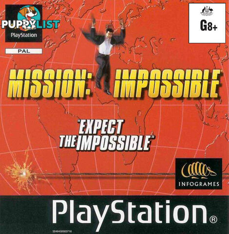 Mission Impossible (PS1) - Infogrames - Retro PS1 Software