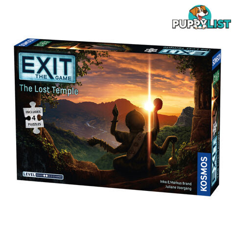 Exit the Game The Lost Temple Jigsaw Puzzle and Board Game - Thames & Kosmos - Tabletop Board Game GTIN/EAN/UPC: 814743015906