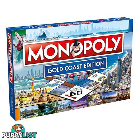 Monopoly: Gold Coast Edition Board Game - Winning Moves - Tabletop Board Game GTIN/EAN/UPC: 5053410003449