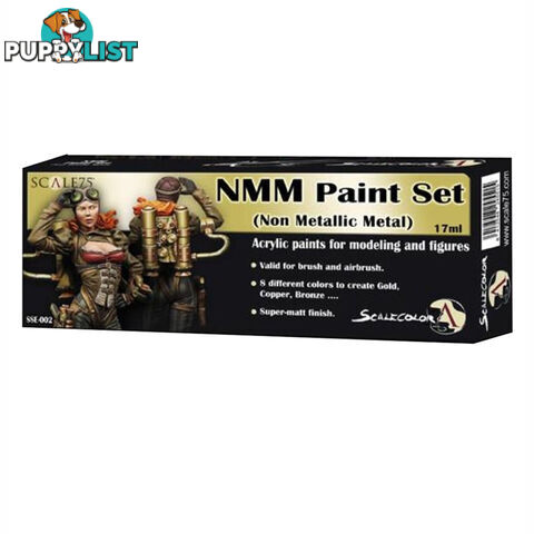 Scale 75 Scalecolor NMM Gold and Copper Paint Set - Scale75 - Tabletop Miniatures GTIN/EAN/UPC: 8412548245515