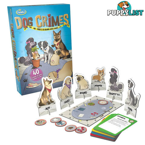 Thinkfun Dog Crimes Board Game - ThinkFun - Tabletop Board Game GTIN/EAN/UPC: 019275015527